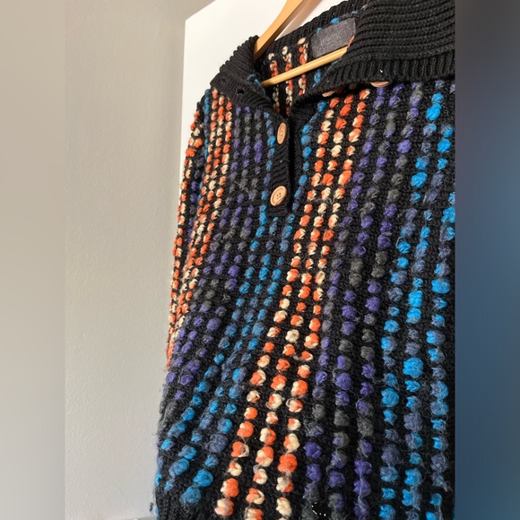 Nümph Multicoloured wool crochet jumper with buttons super unique - Picture 6 of 8